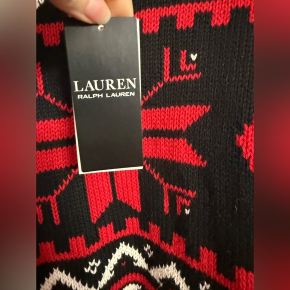Ralph Lauren Cotton Blend Fair Isle Pattern Turtleneck Sweater NWT XL $195 - Picture 3 of 5